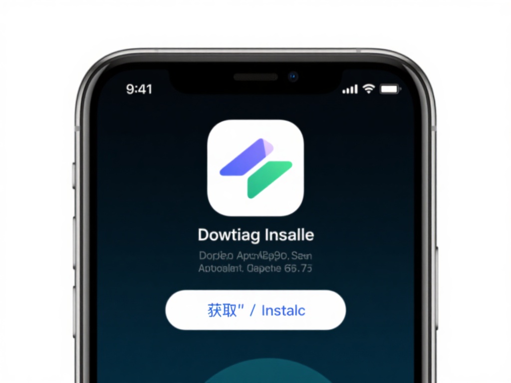 点击下载并安装
找到正确的应用后，点击“获取”或